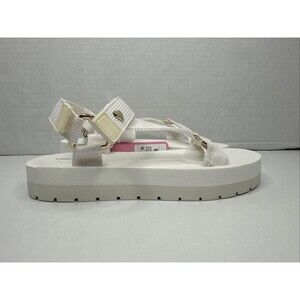 Stoney Clover Lane X Target Womens Sports Sandals Size 6 White Hook & Loop